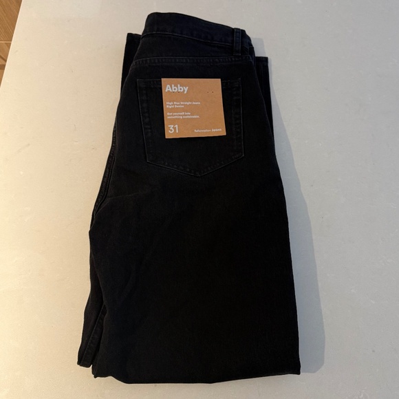 Reformation Abby High Rise Straight Jeans - Picture 3 of 4